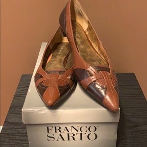Franco Sarto Leather Flats